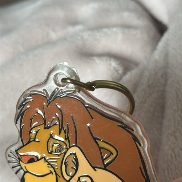 Vintage Official Keychain For Movie Release Disney The Lion King Simba Nala - Picture 3 of 5